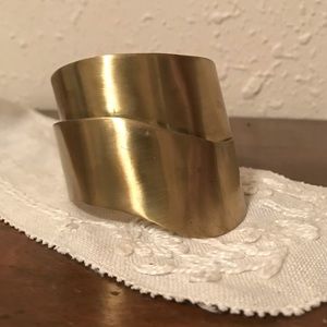 Sibilia Brass Cuff Bracelet
